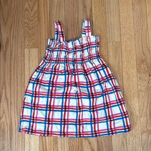 Hanna Andersson 3T Kids Dress - Red, Blue, White